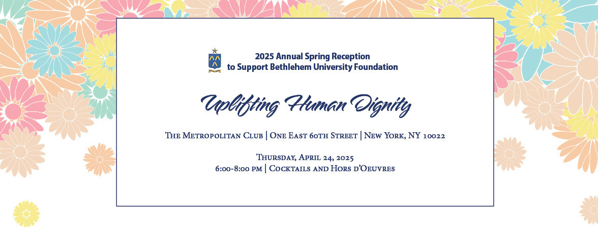2025 Spring Reception to Support Bethlehem University Foundation